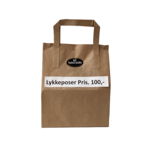 Lykkeposer med chokolade og brugskunst