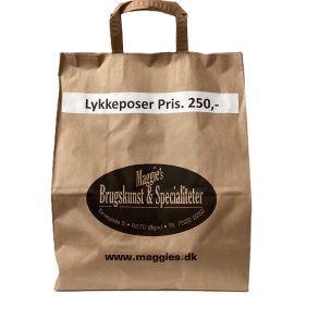Lykkeposer med chokolade og spiritus