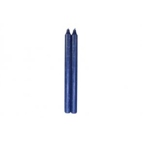 Kronelys 30 cm Marinebl