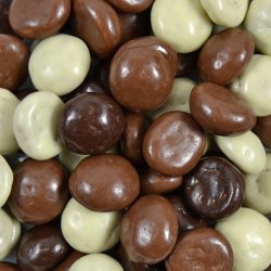 Peberndder med chokolade i plast btte