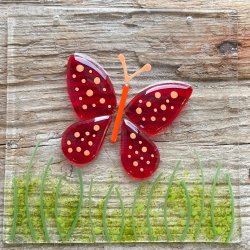 Glasplader saml selv:  I rde farver.