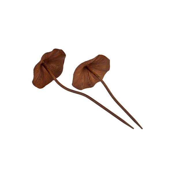 Padehat metal rust brune farver 2 stk. pr. s�t