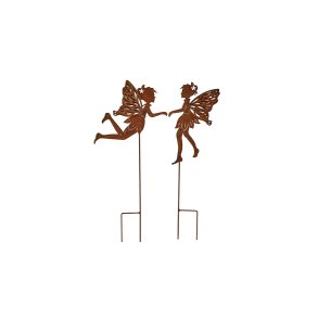  Engle metal rust i brune farver 2 assorteret