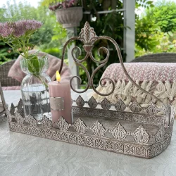 Vghylde, aflang i metal