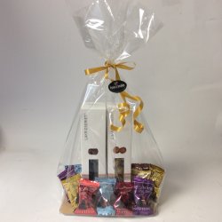 Vrtindegaven med lakrids og chokolade trfler