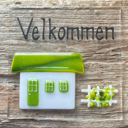 Glasplader med vintermotiver