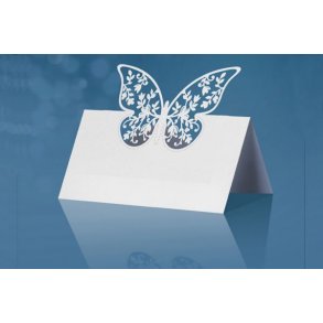 Bordkort sommerfugl st�ende 10stk