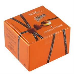 Cacaopudrede Tr�fler med Cointreau