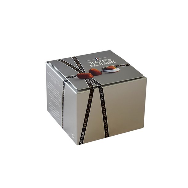 Cacaopudrede Tr�fler med karamel og salt