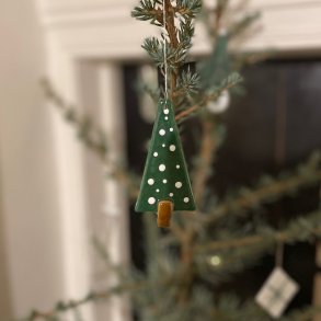 Glas juletr til ophng