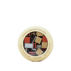 Lakridskonfekt med mint chokolade, ingefr, blodappelsin fra Hattesens