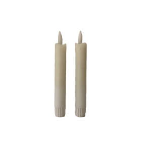 LED kronelys 16cm hvid