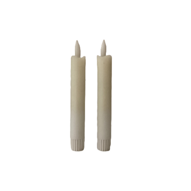 LED kronelys 16cm hvid