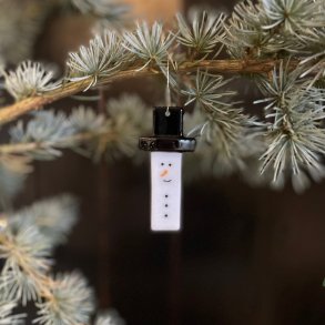 Glas snemand til ophng.